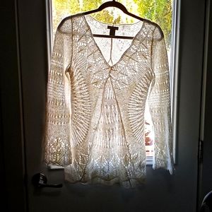 Lucky Brand Light Weight Open Knit Sweater